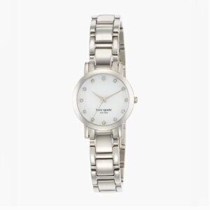 EUC - Kate Spade Gramercy Crystal Watch Stainless Steel